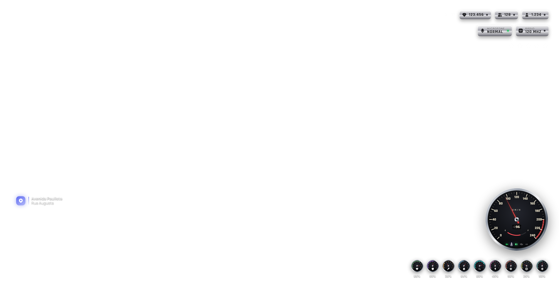 HUD no conjunto Clássico